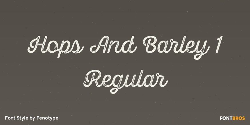 Hops And Barley 1 Regular Poster