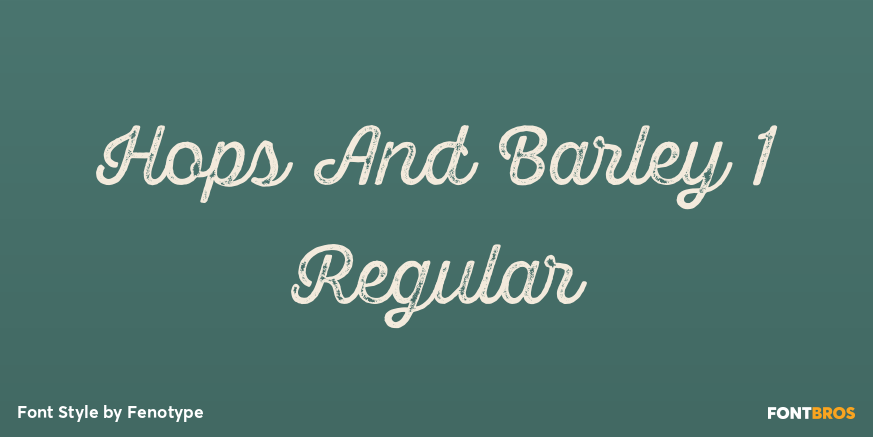 Hops And Barley 1 Regular Poster