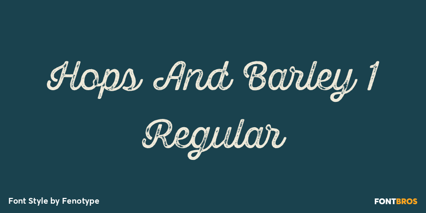 Hops And Barley 1 Regular Poster