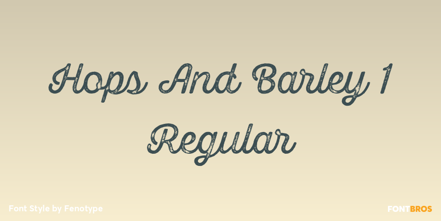 Hops And Barley 1 Regular Poster