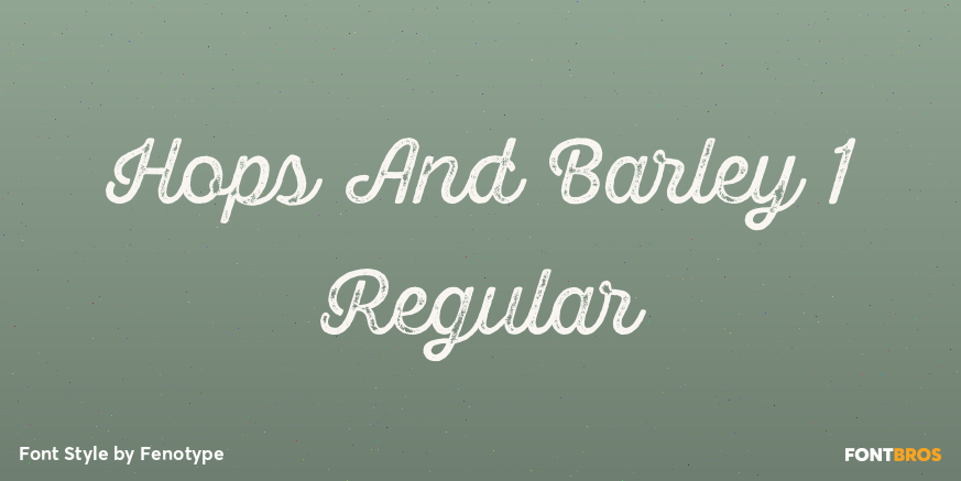 Hops And Barley 1 Regular Poster