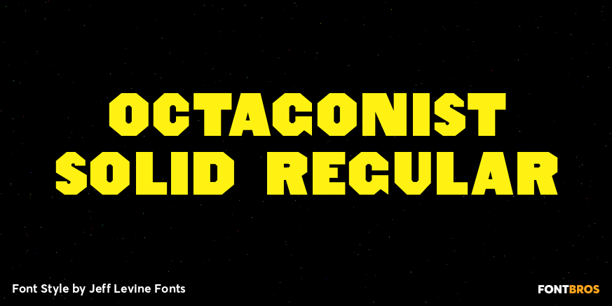 Octagonist Solid Regular Poster