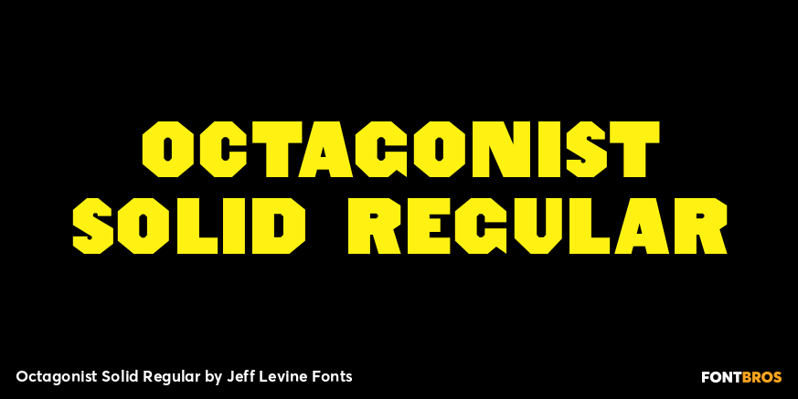 Octagonist Solid Regular Poster