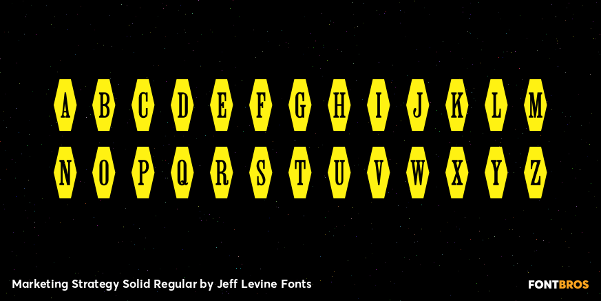 Marketing Strategy Solid Regular Font Poster #3