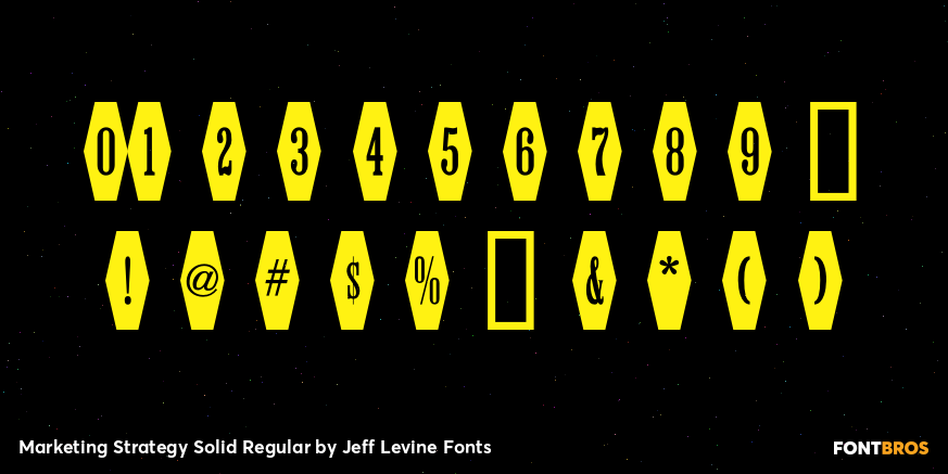 Marketing Strategy Solid Regular Font Poster #4