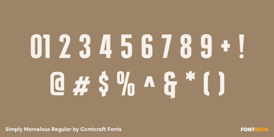 Simply Marvelous Regular Font Poster #4