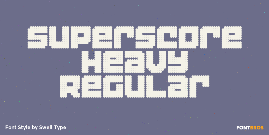 Superscore Heavy Regular Poster