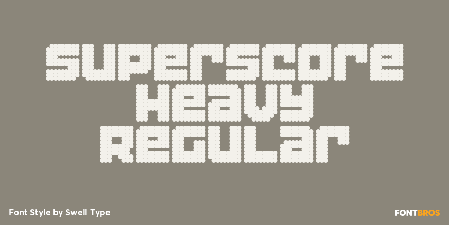 Superscore Heavy Regular Poster