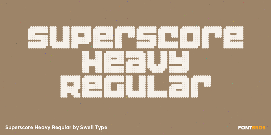 Superscore Heavy Regular Poster
