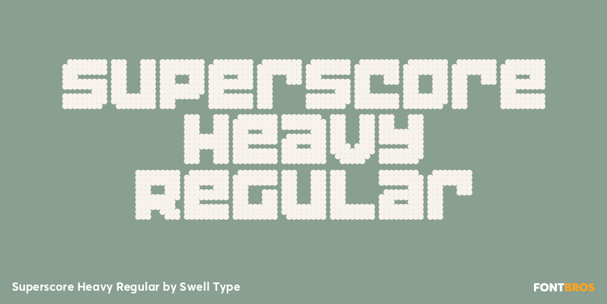 Superscore Heavy Regular Poster