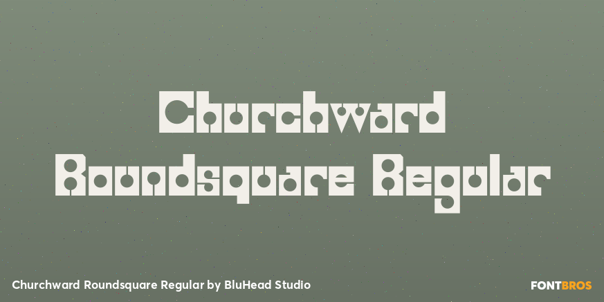 Churchward Roundsquare Regular Poster