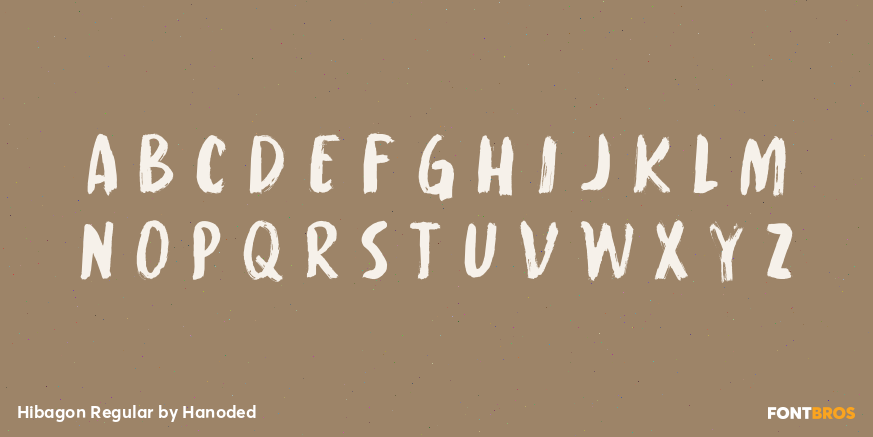 Hibagon Regular Font Poster #2