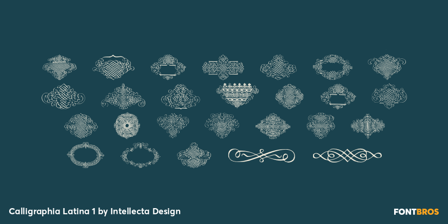 Calligraphia Latina 1 Font Poster #2