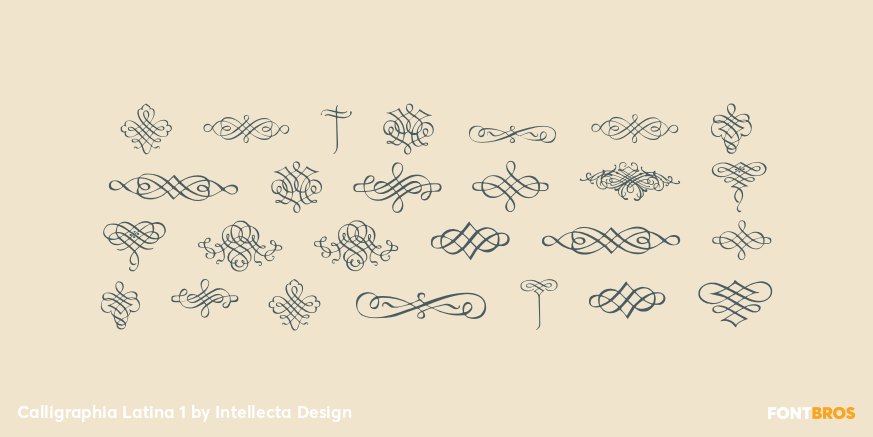 Calligraphia Latina 1 Font Poster #1