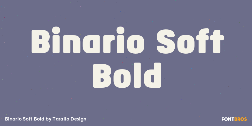 Binario Soft Bold Poster