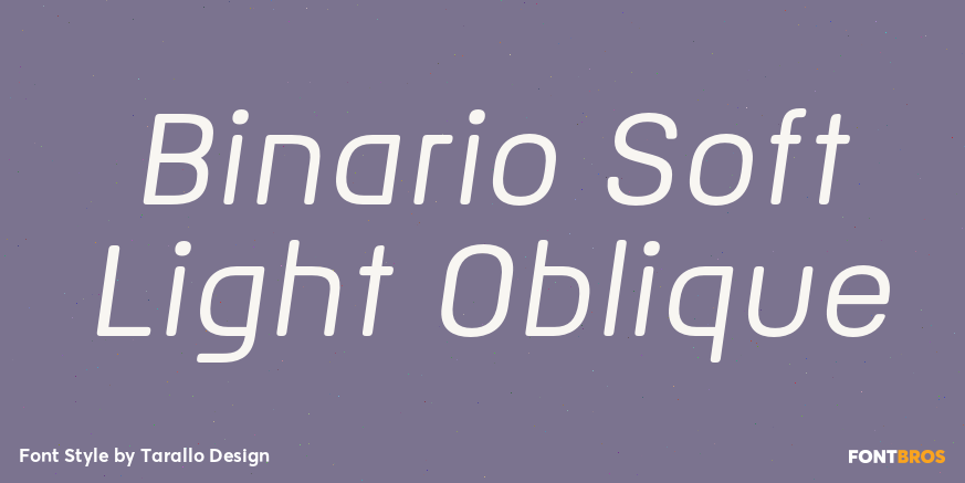 Binario Soft Light Oblique Poster