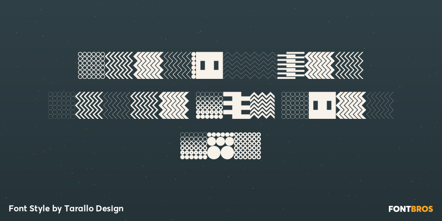 FormPattern Color Six Dark SVG Poster