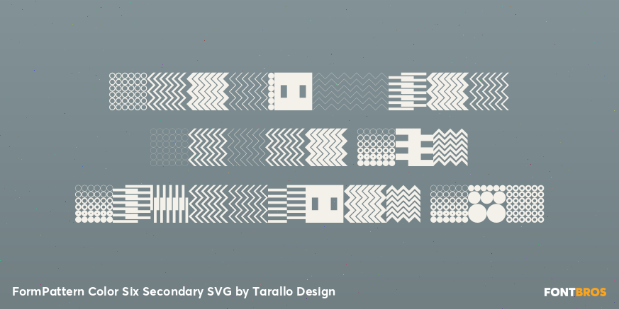 FormPattern Color Six Secondary SVG Poster