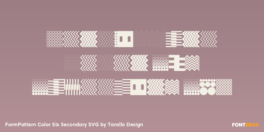 FormPattern Color Six Secondary SVG Poster