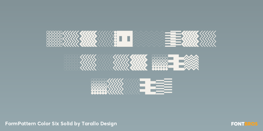 FormPattern Color Six Solid Poster