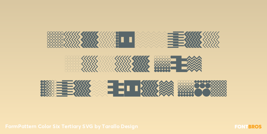 FormPattern Color Six Tertiary SVG Poster