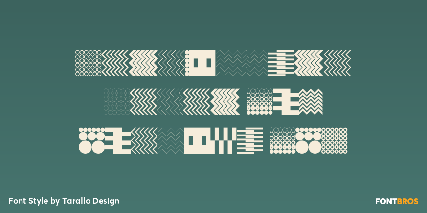 FormPattern Color Six Vintage SVG Poster