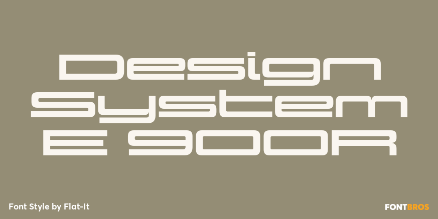 Design System E 900R Poster