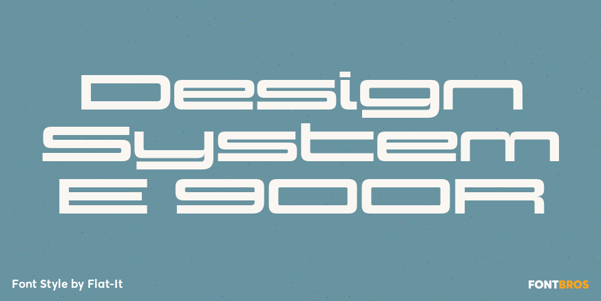 Design System E 900R Poster