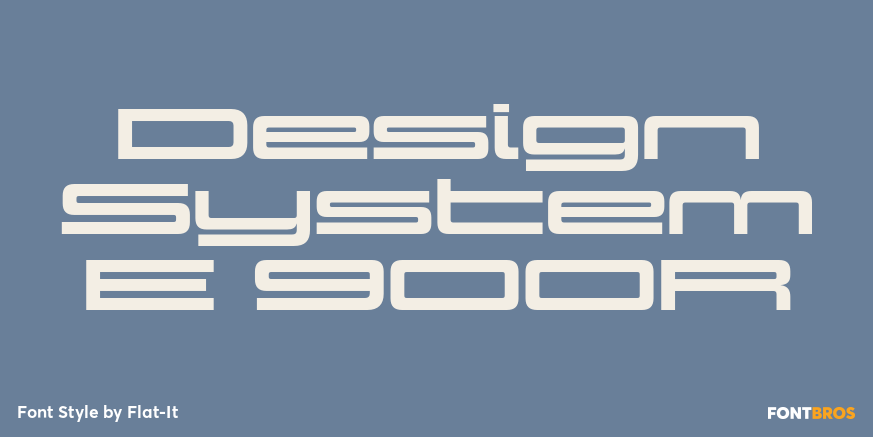 Design System E 900R Poster