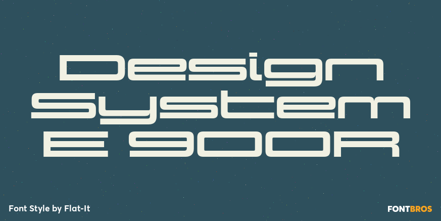 Design System E 900R Poster