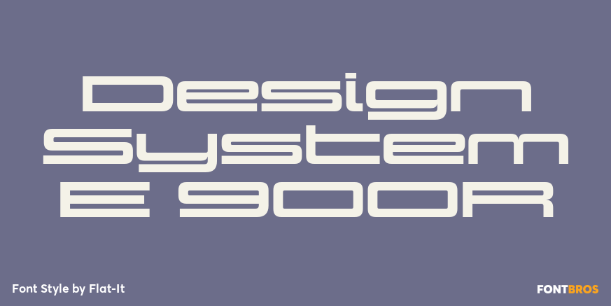 Design System E 900R Poster