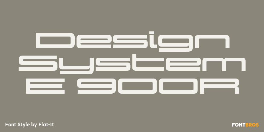 Design System E 900R Poster