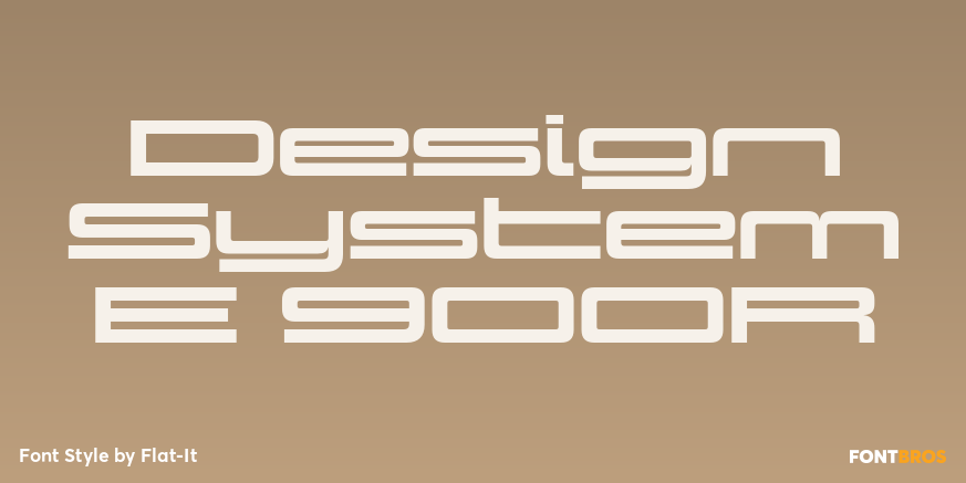 Design System E 900R Poster