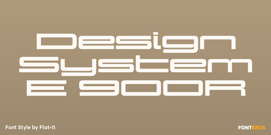 Design System E 900R Poster