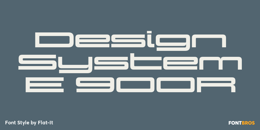 Design System E 900R Poster