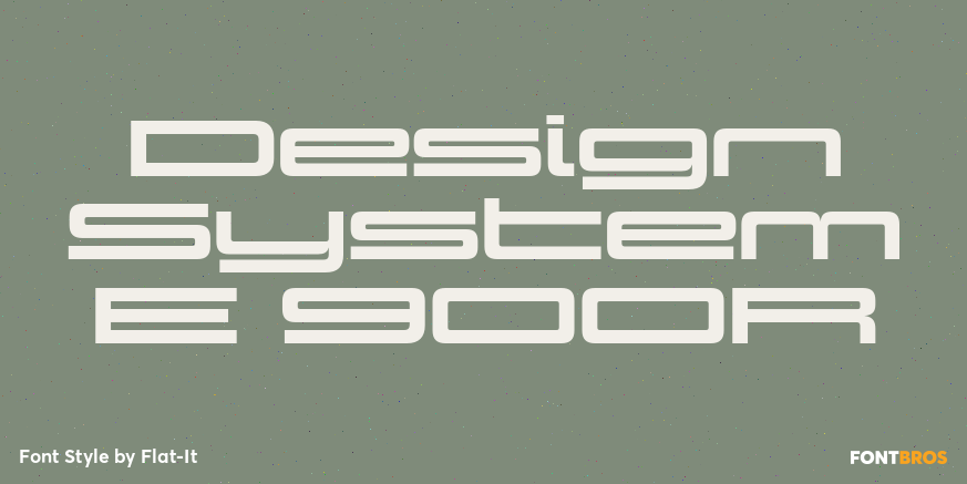 Design System E 900R Poster