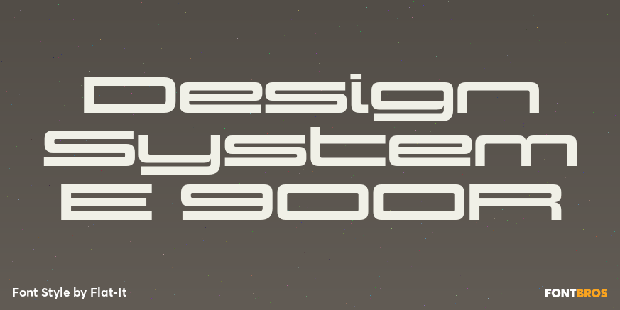 Design System E 900R Poster