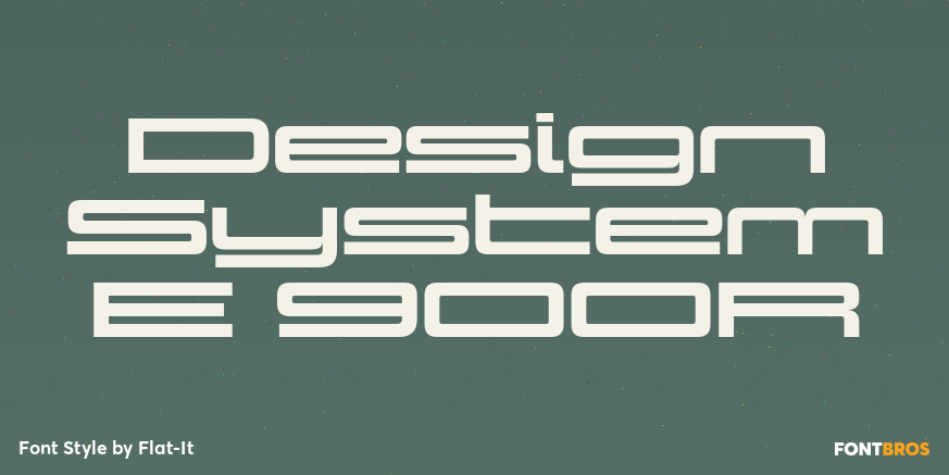 Design System E 900R Poster