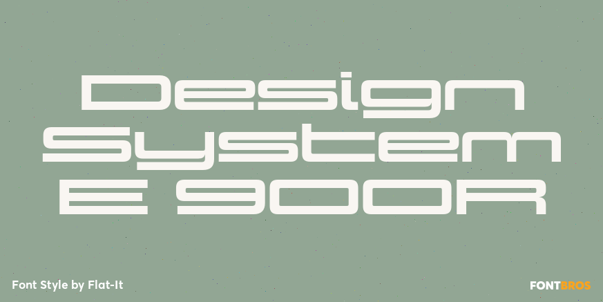 Design System E 900R Poster