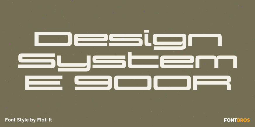 Design System E 900R Poster