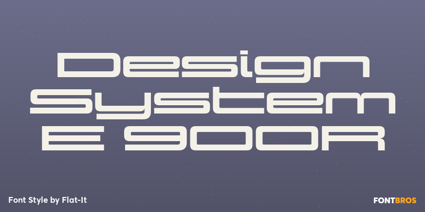 Design System E 900R Poster