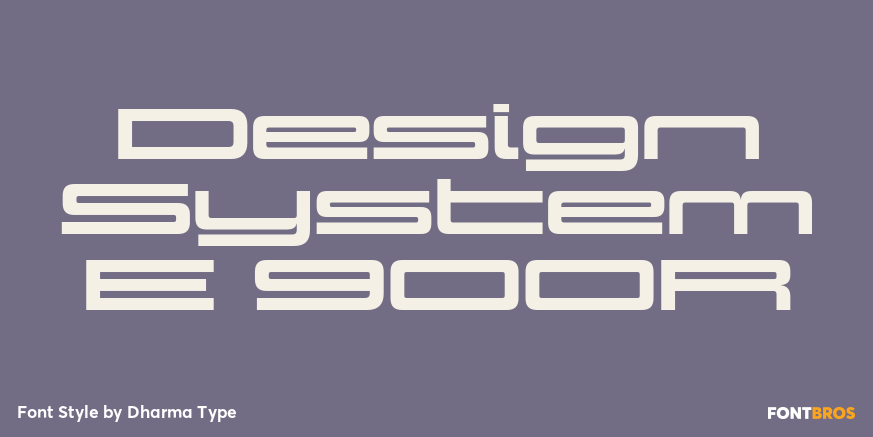 Design System E 900R Poster