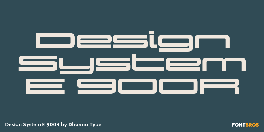Design System E 900R Poster