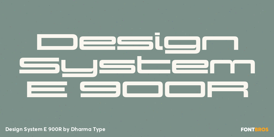 Design System E 900R Poster
