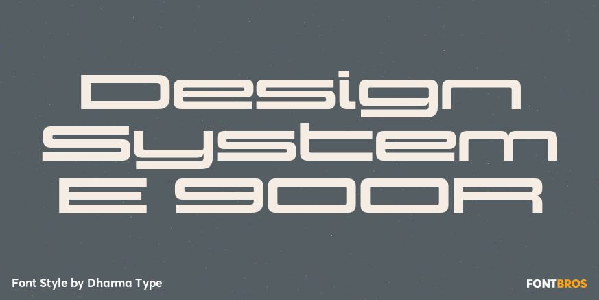 Design System E 900R Poster