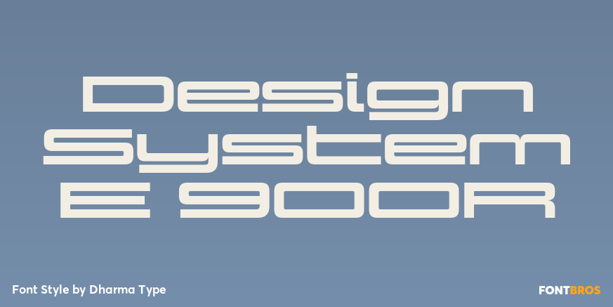 Design System E 900R Poster