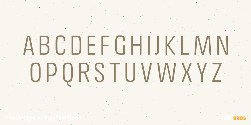 Crossfit Light Font Poster #2