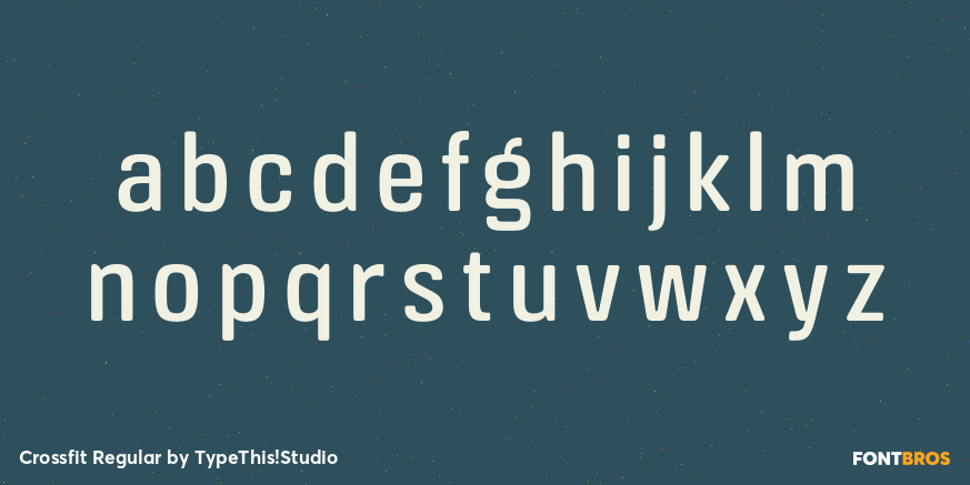 Crossfit Regular Font Poster #1