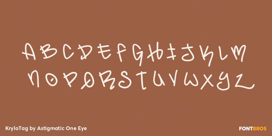 KryloTag Font Poster #2