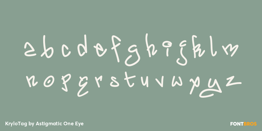 KryloTag Font Poster #3
